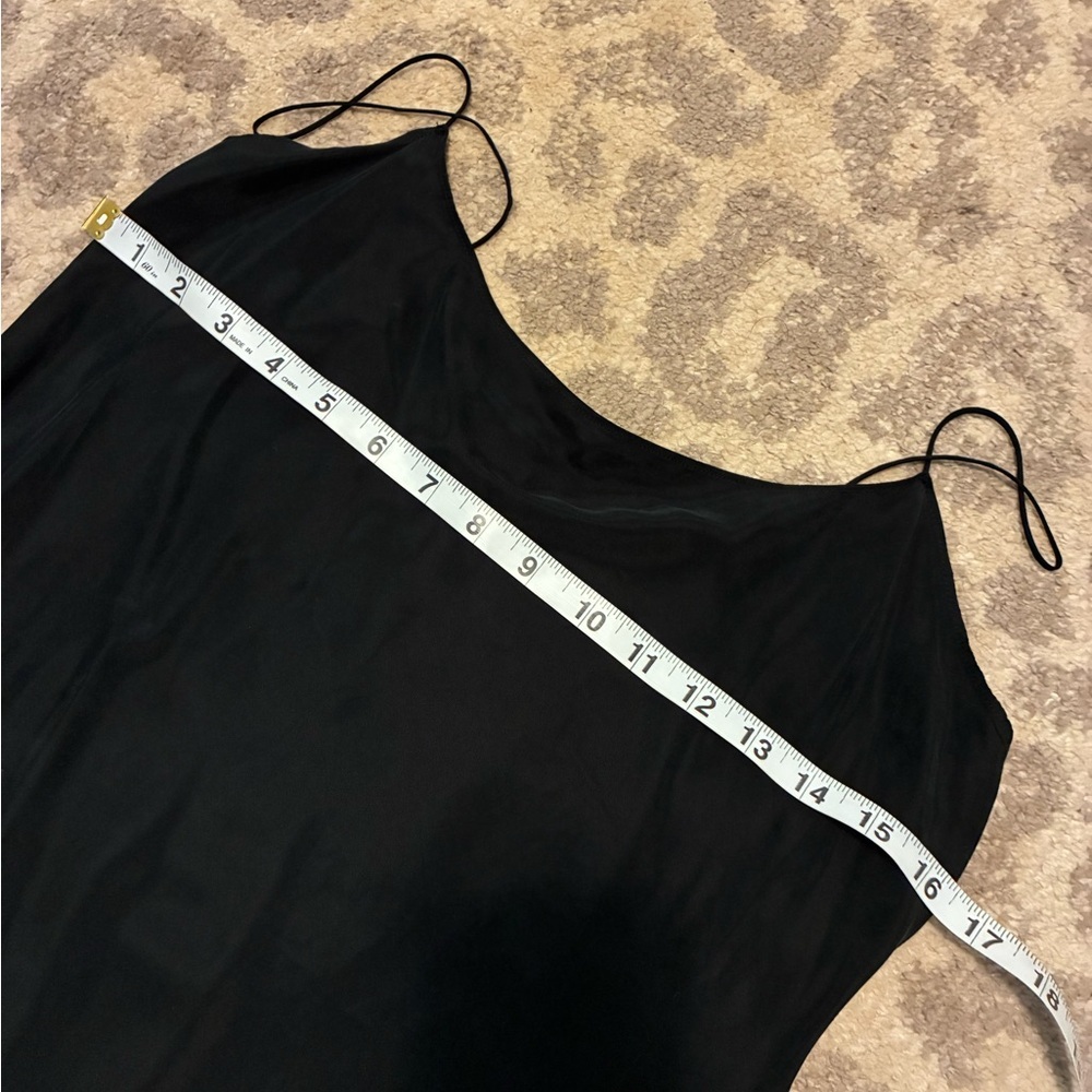 NWT J Crew Gwyneth Black Slip Dress - Picture 9 of 9